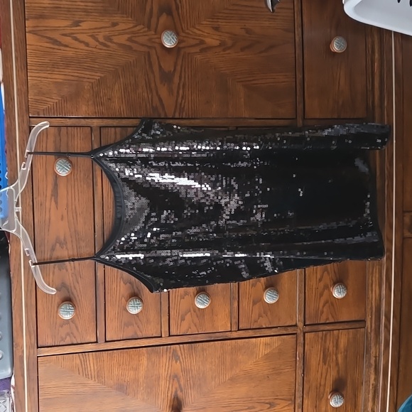 NWT JOE FRESH sequined black dress - Picture 1 of 5